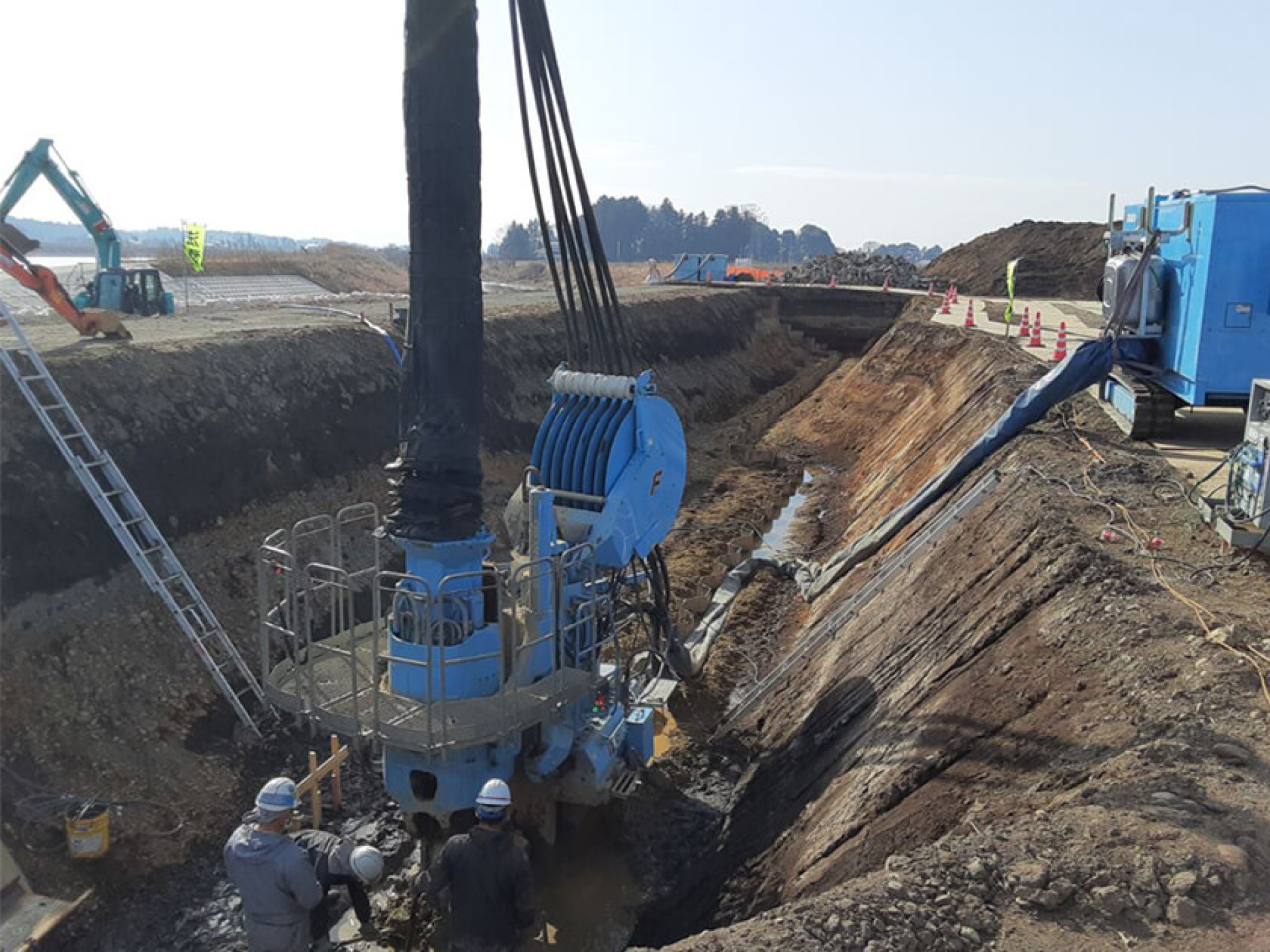 硬質地盤クリア工法